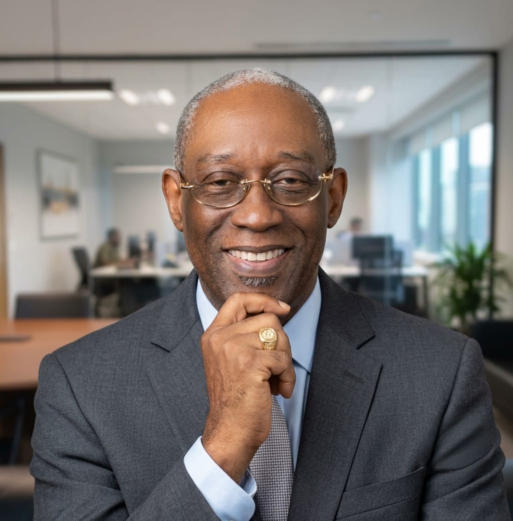 Dr Rex Al Opusunju, portrait supplied by Dr Rex